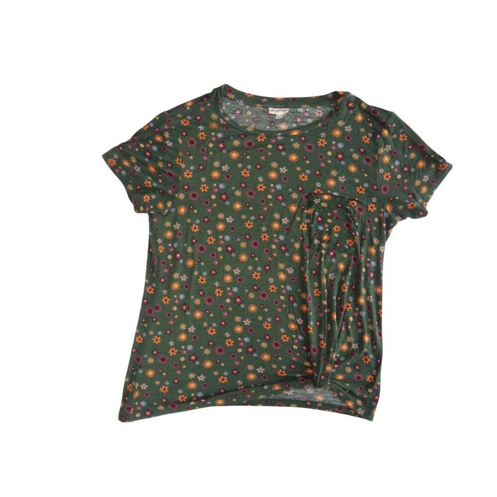 Self‎ Esteem Floral Print T-Shirt - Size L